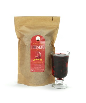 Herbata z kwiatów hibiskusa, susz – 200 g - 1