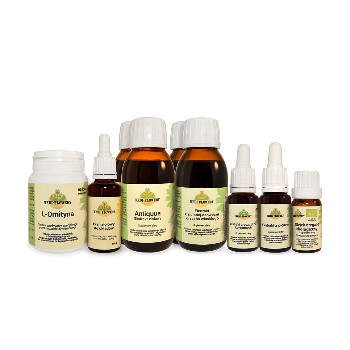 Zestaw nr 2 rozszerzony na oczyszczenie jelit i oczyszczenie z pasożytów - 1043