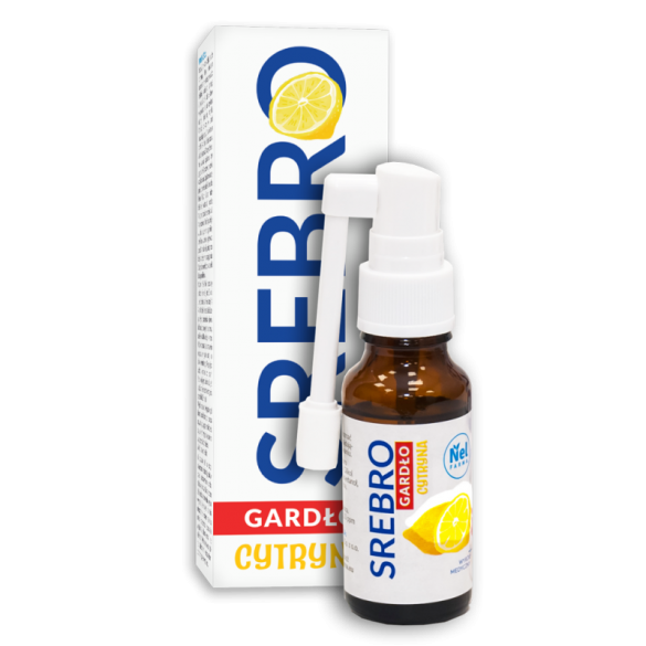 Srebro Gardło Cytryna Aerozol 20 ml