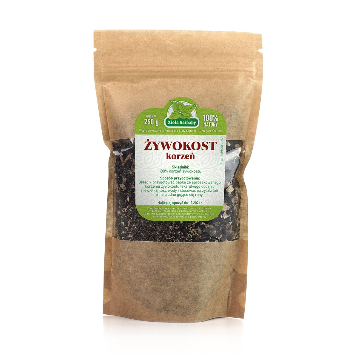 Żywokost korzeń 250g - 149