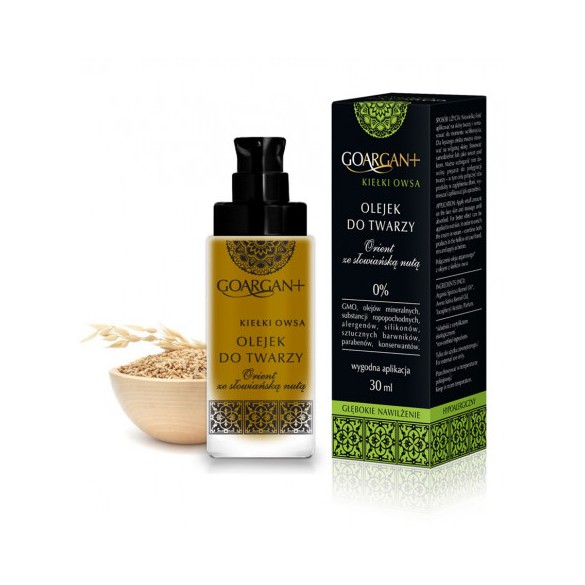 Głęboko Nawilżający Olejek Do Twarzy GoArgan+ KIEŁKI OWSA 30ml Głęboko Nawilżający Olejek Do Twarzy GoArgan+ KIEŁKI OWSA 30ml