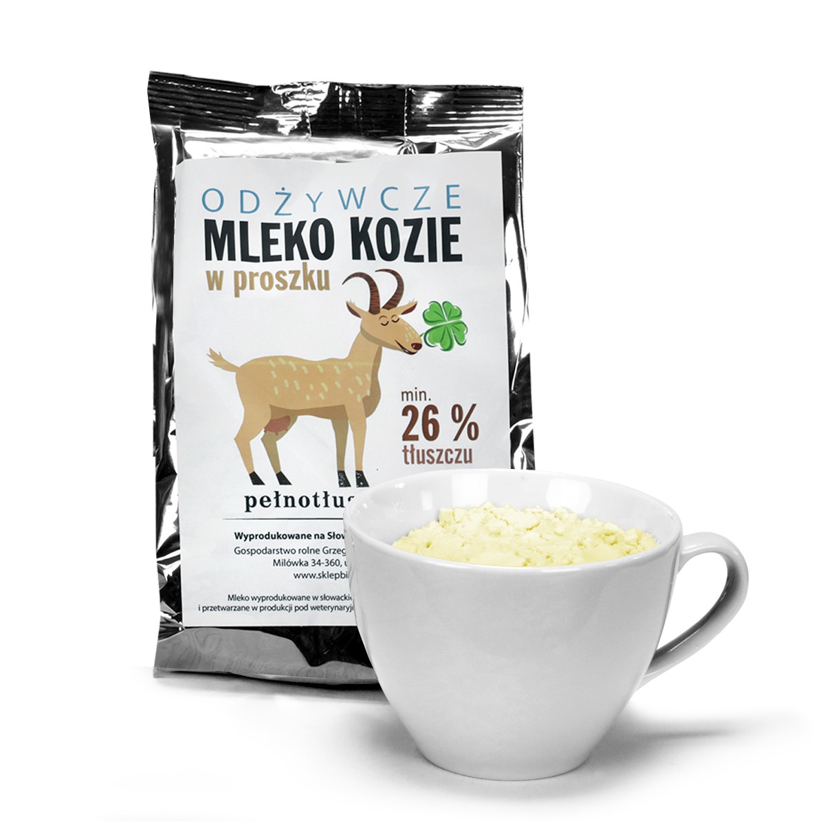 Odżywcze mleko kozie w proszku - 26 proc. tłuszczu - 18