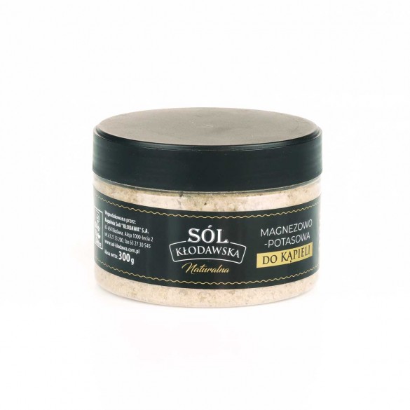 Kłodawska sól kąpielowa magnezowo - potasowa 300g Kłodawska sól kąpielowa magnezowo - potasowa 300g