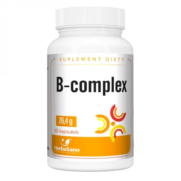 Witamina B-complex - suplement diety - 60 kapsułek - Herbasano