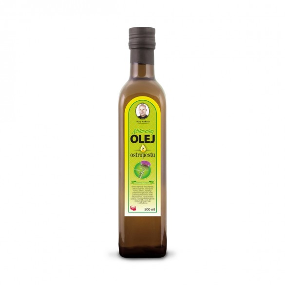 Świeży Naturalny Olej z Ostropestu 500ml