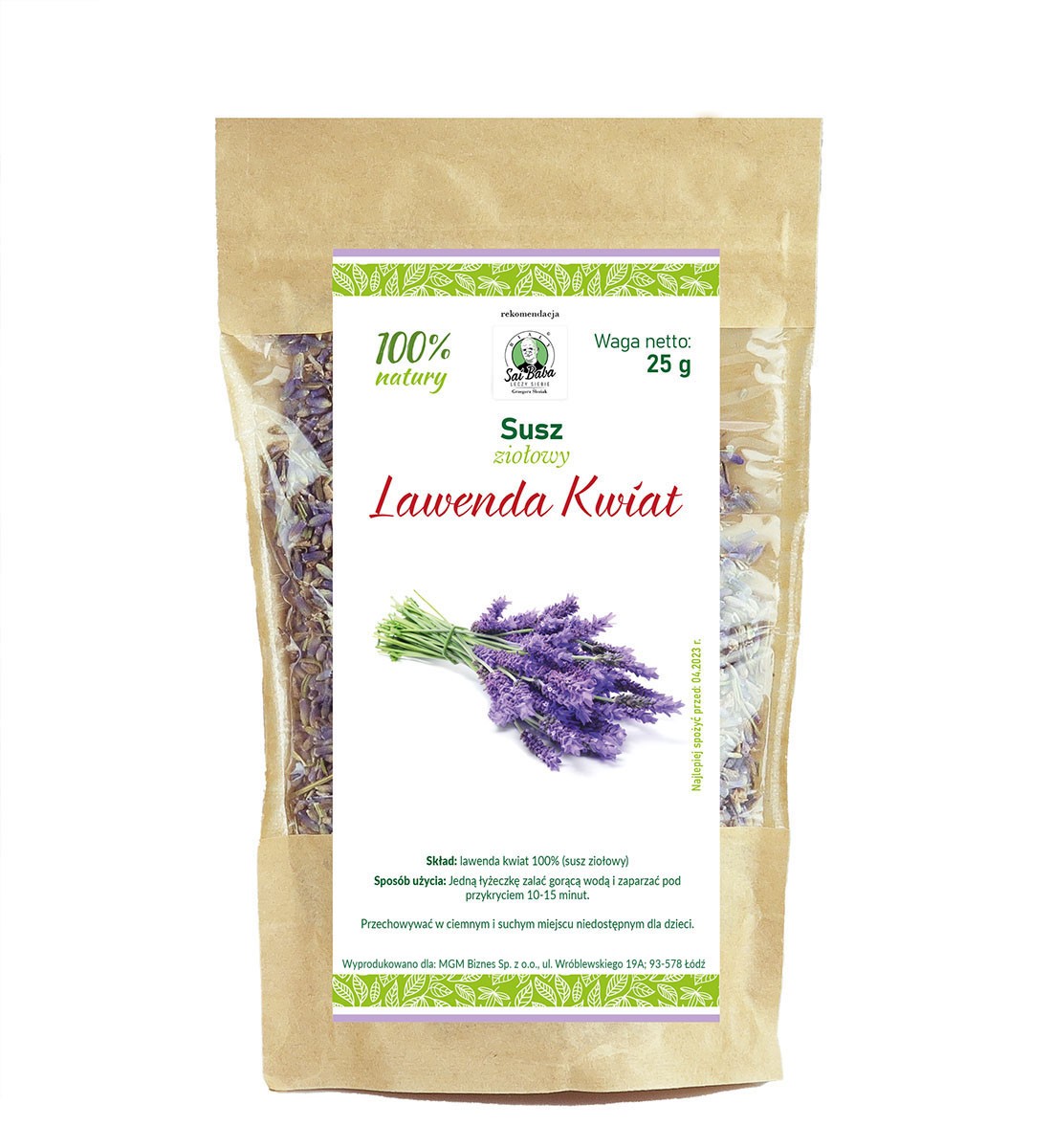 Lawenda kwiat 25g - 2512