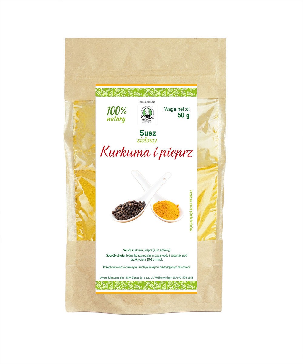 Kurkuma z pieprzem 50g - 2513