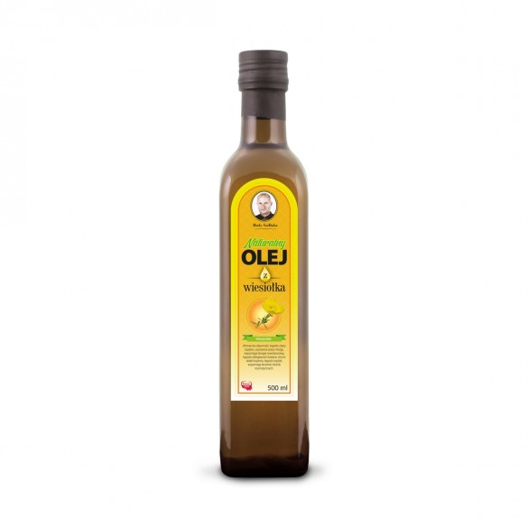 Świeży Naturalny Olej z Wiesiołka 500ml