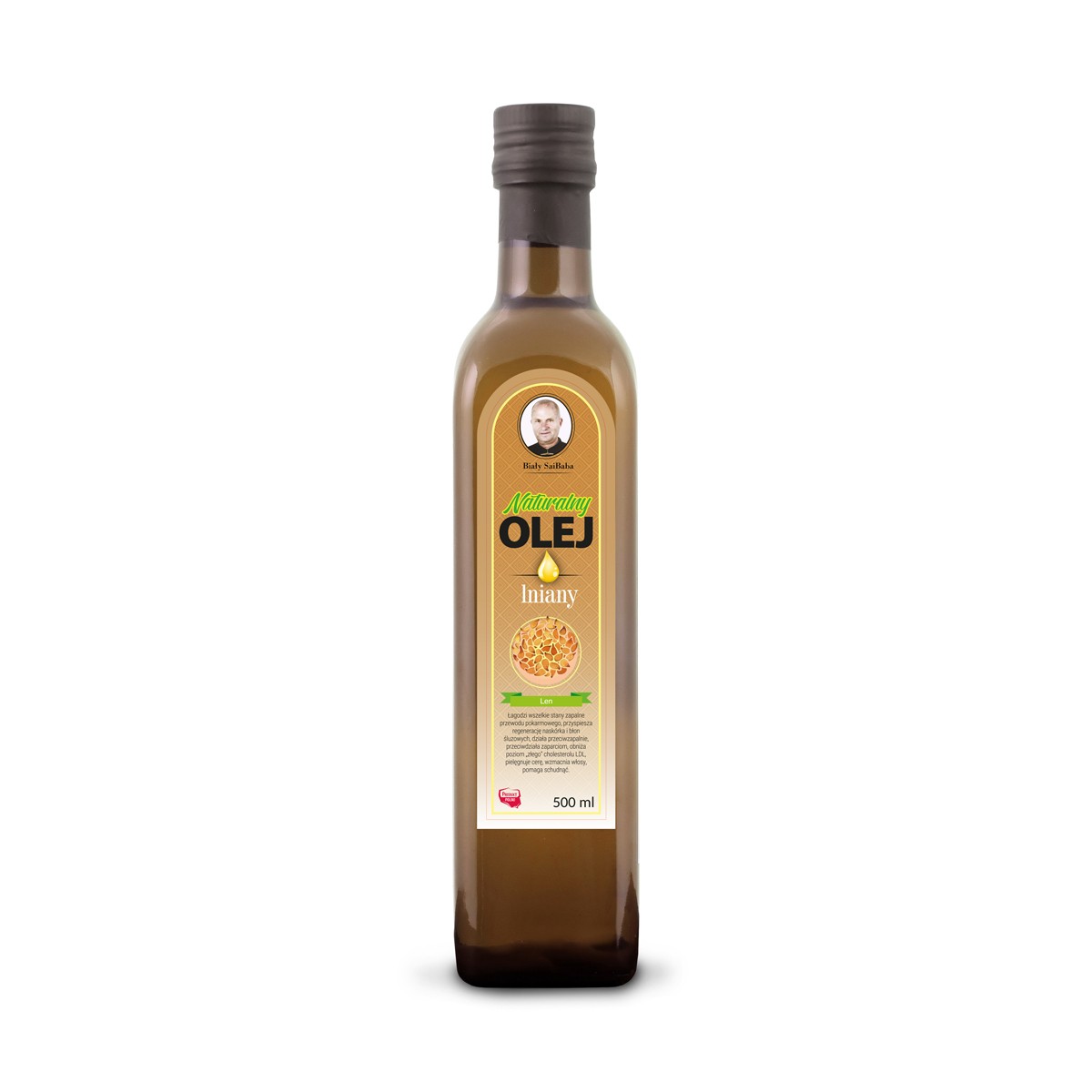 Świeży Naturalny Olej Lniany 500ml - 27