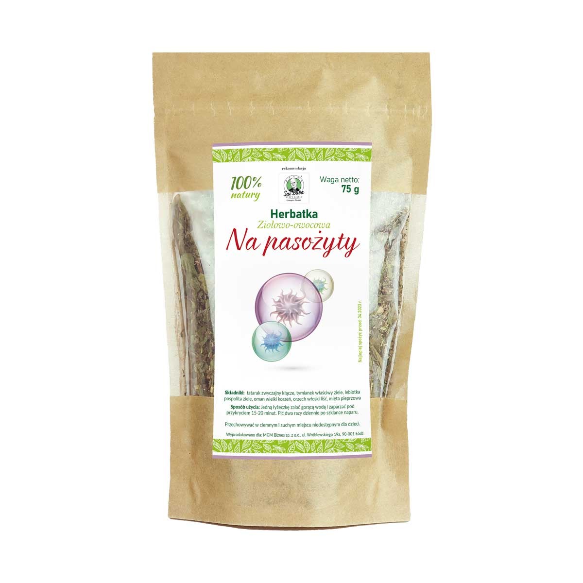 Herbatka Na Pasożyty 75g - 3534