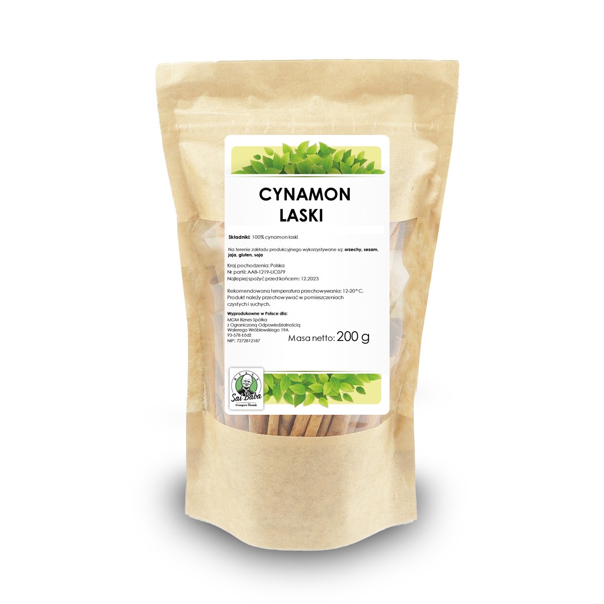 Cynamon laski 200g PK - 3680