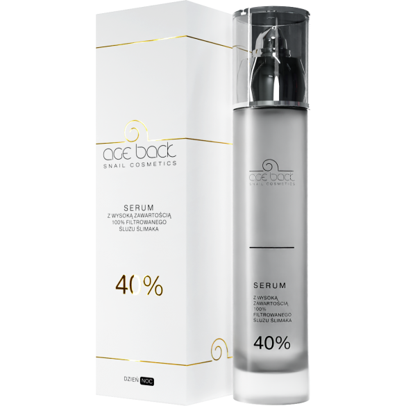 Ultralekkie serum ze śluzem ślimaka dla kobiet age back, Day-Night Care Ultralekkie serum ze śluzem ślimaka dla kobiet age back, Day-Night Care