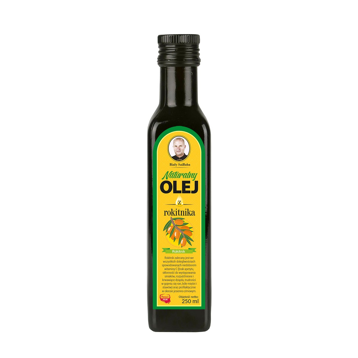Świeży naturalny olej rokitnikowy 250ml - 3760