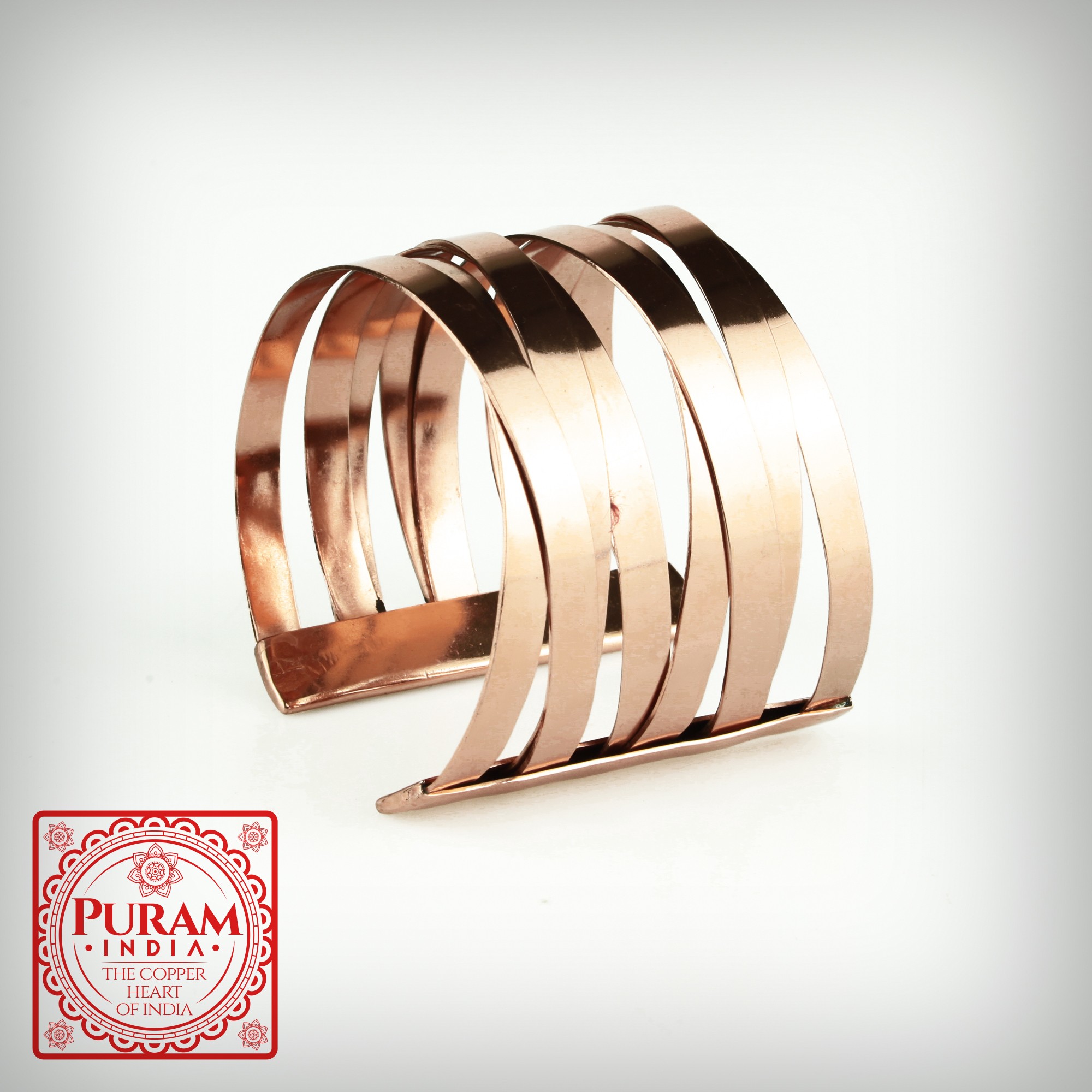 Miedziana bransoletka 5985/5982 B - 3762