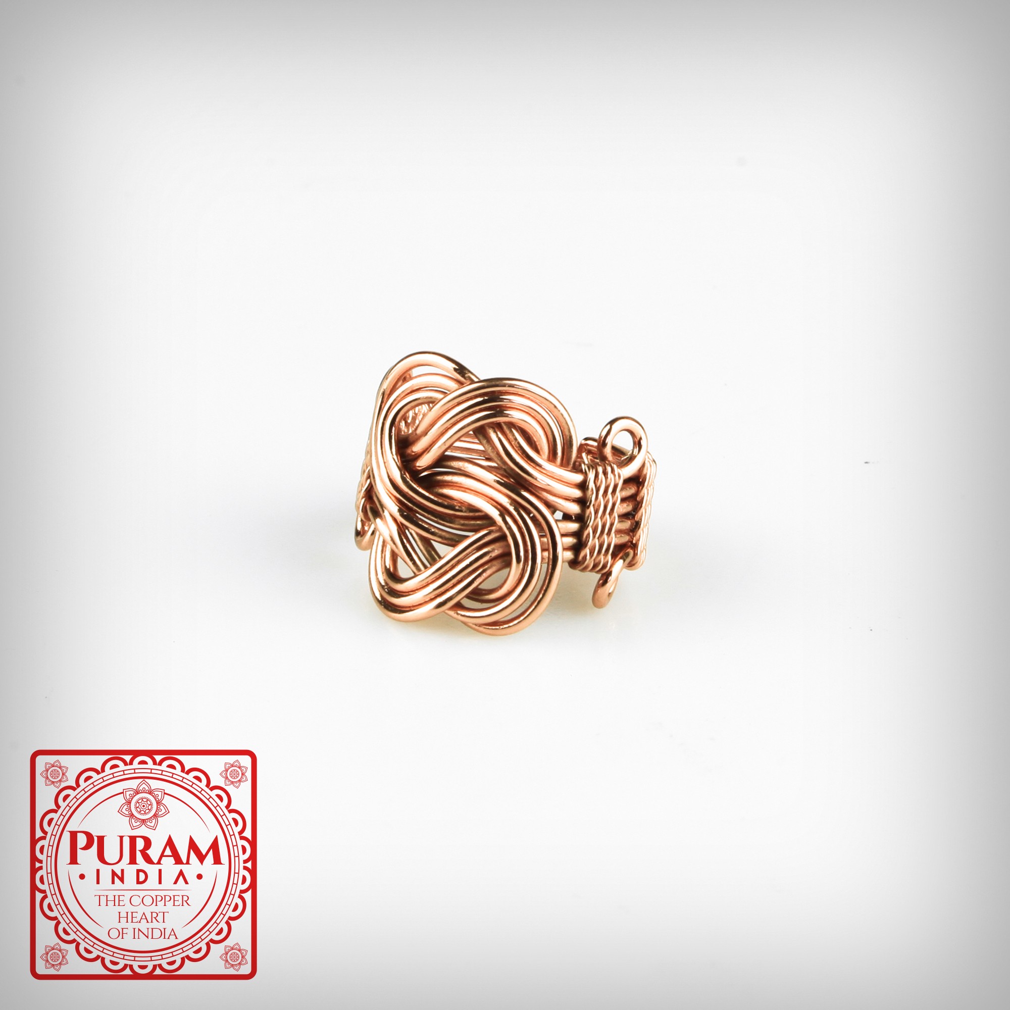 Miedziany pierścionek 6003 P - 3773