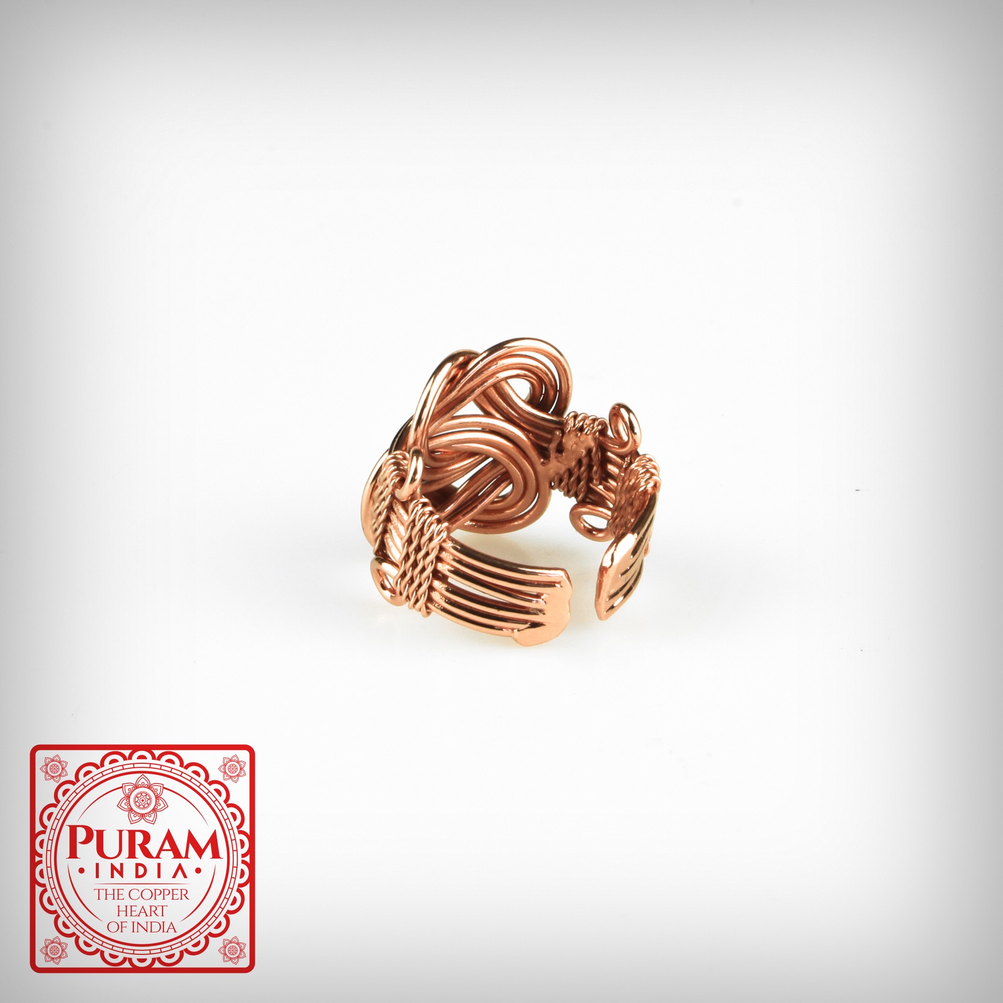 Miedziany pierścionek 6003 P - 3775