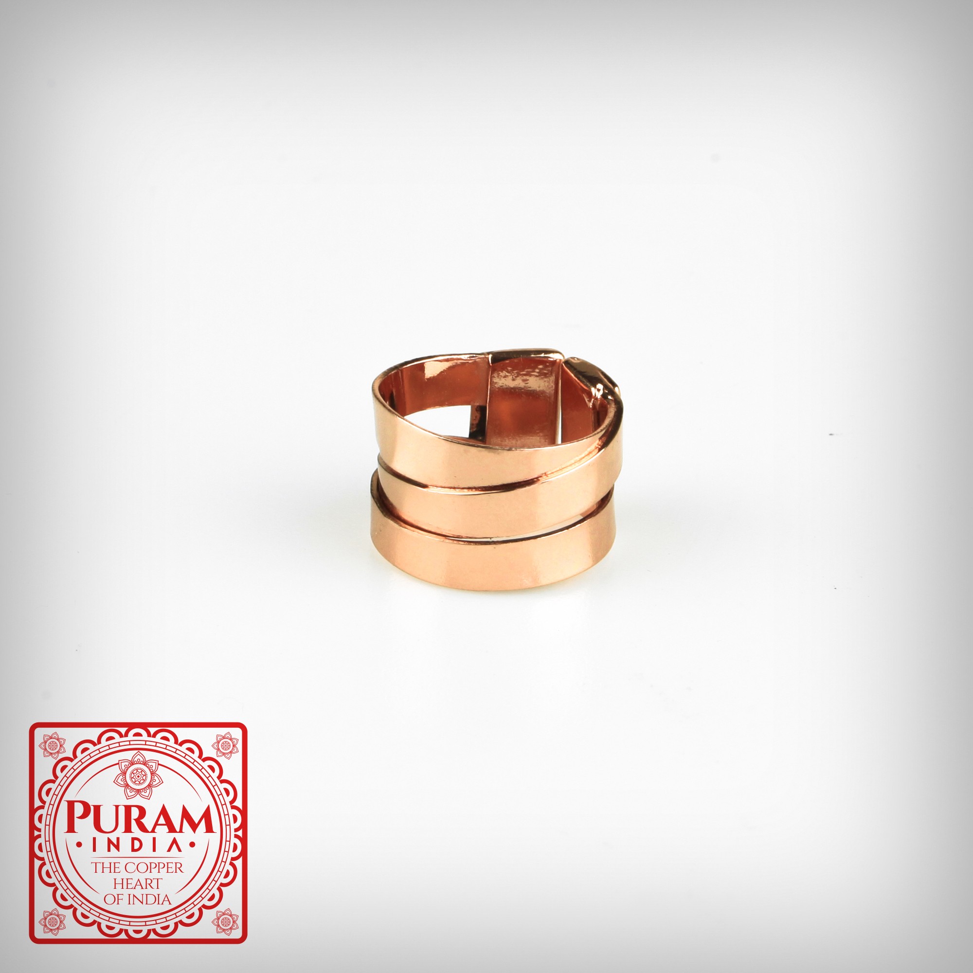 Miedziany pierścionek 5985/5982 P - 3777