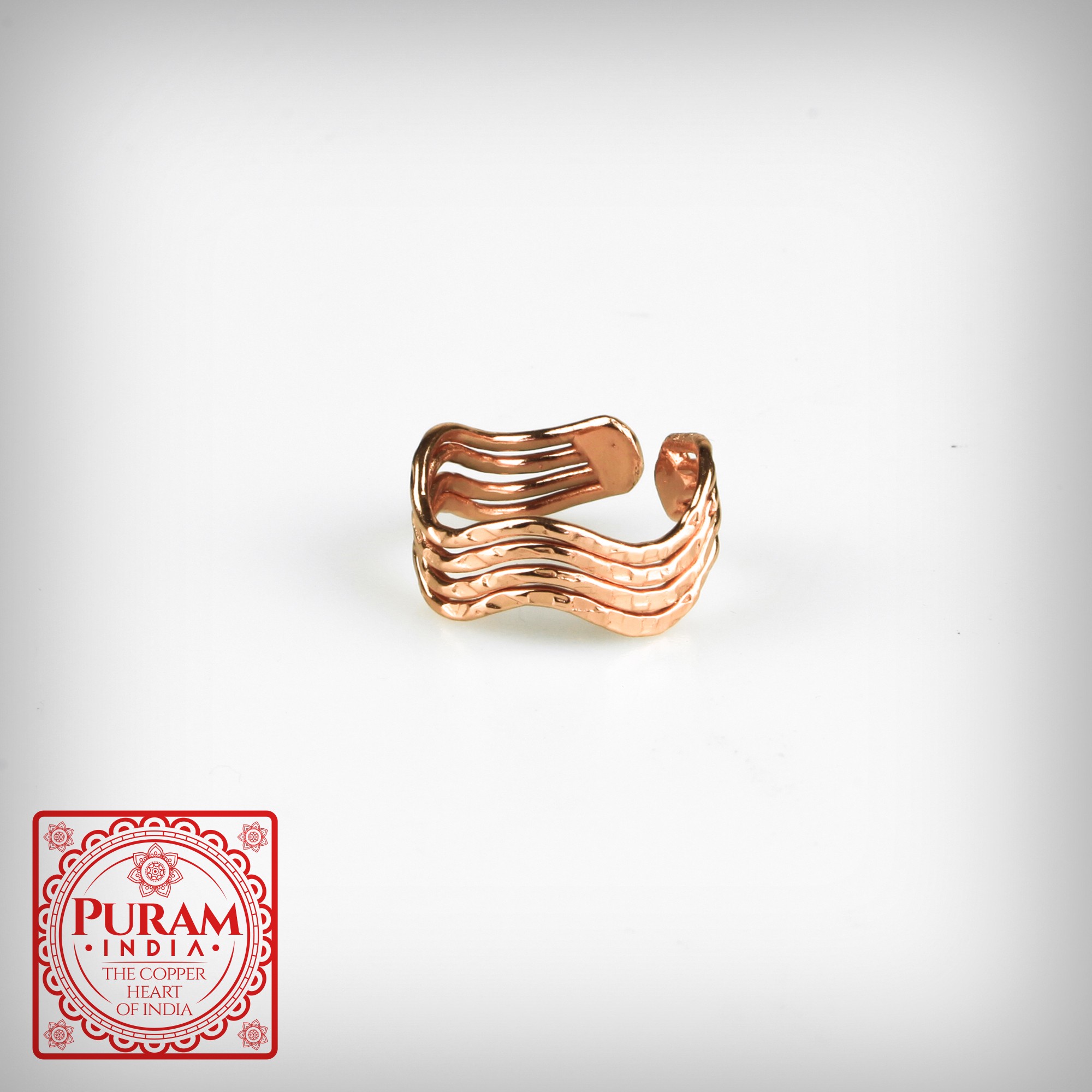 Miedziany pierścionek 5983 P - 3778