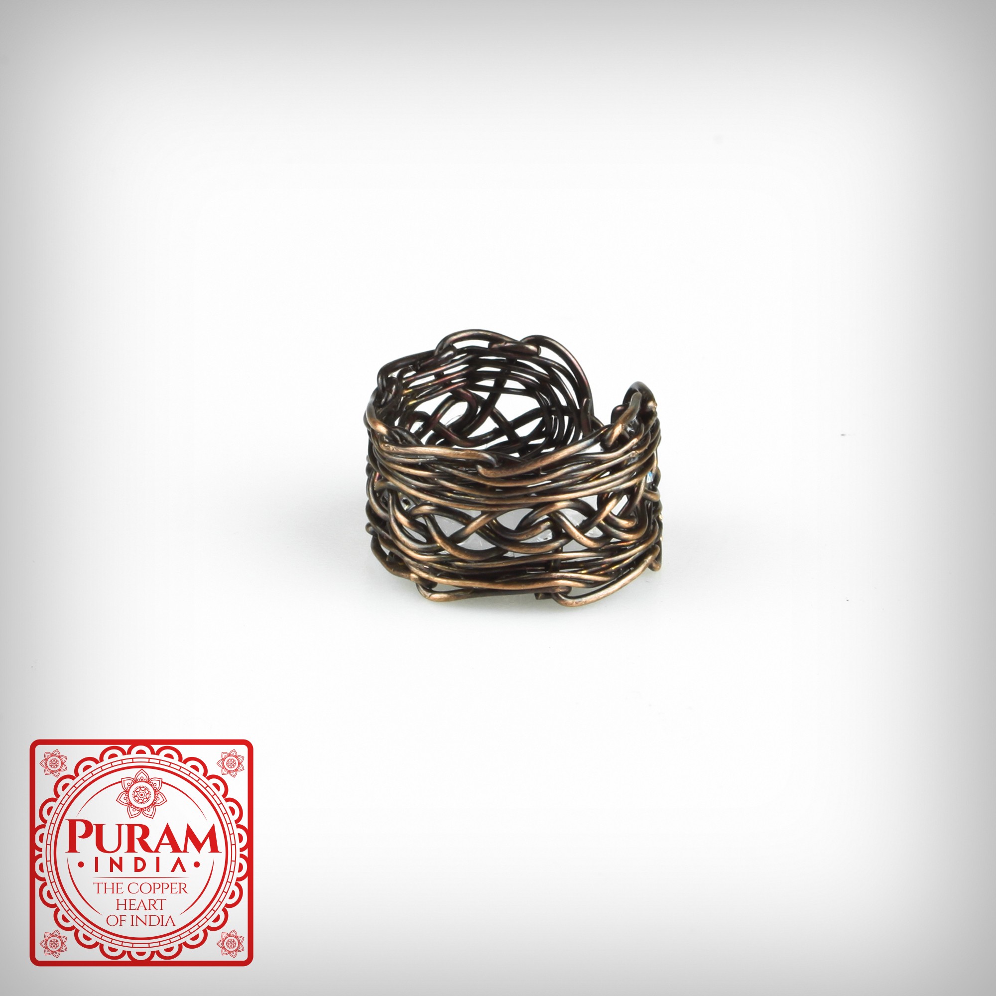 Miedziany pierścionek 5583 P - 3785