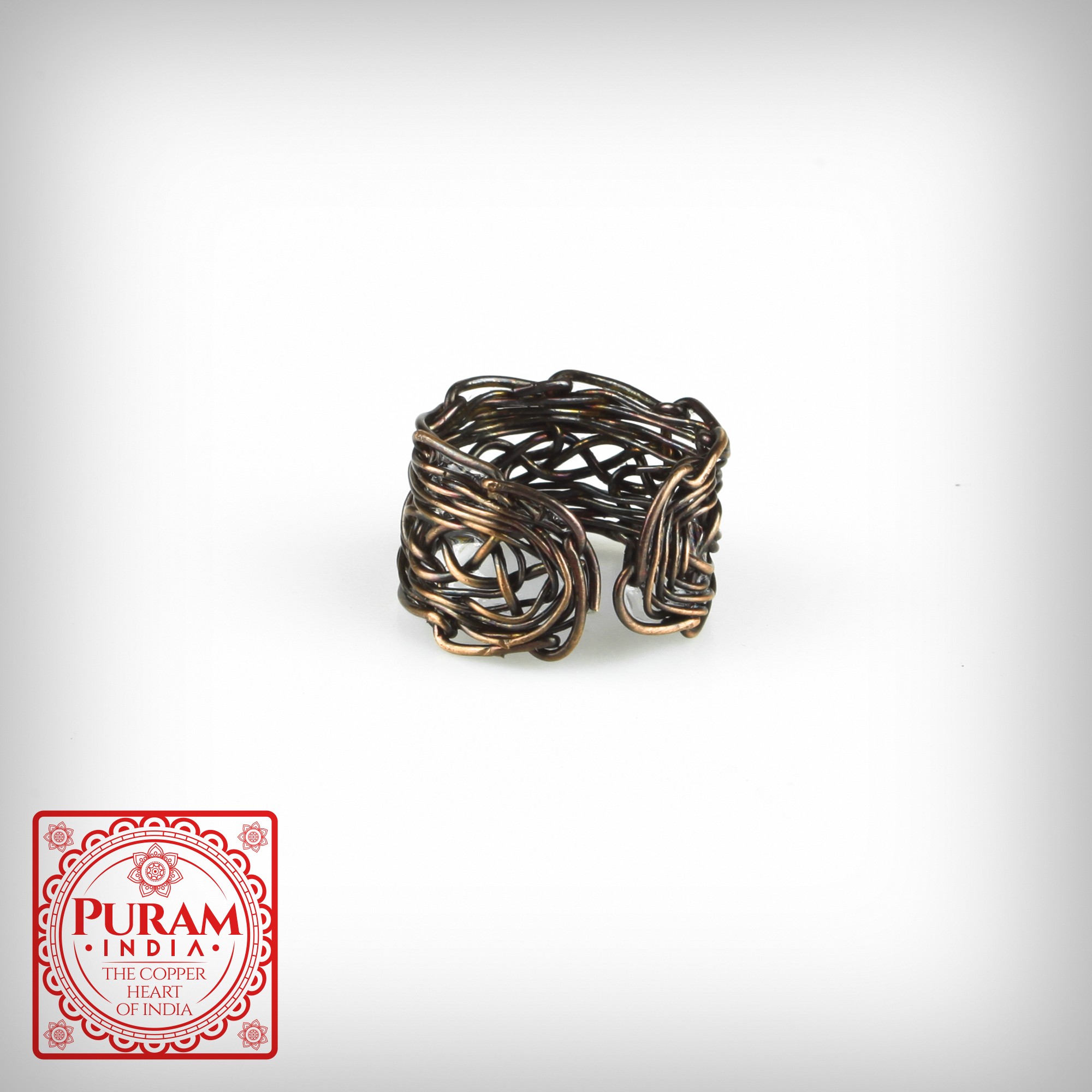 Miedziany pierścionek 5583 P - 3786