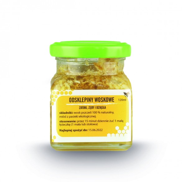 Odsklepiny woskowe - zatoki, zęby i dziąsła 120ml Odsklepiny woskowe - zatoki, zęby i dziąsła 120ml