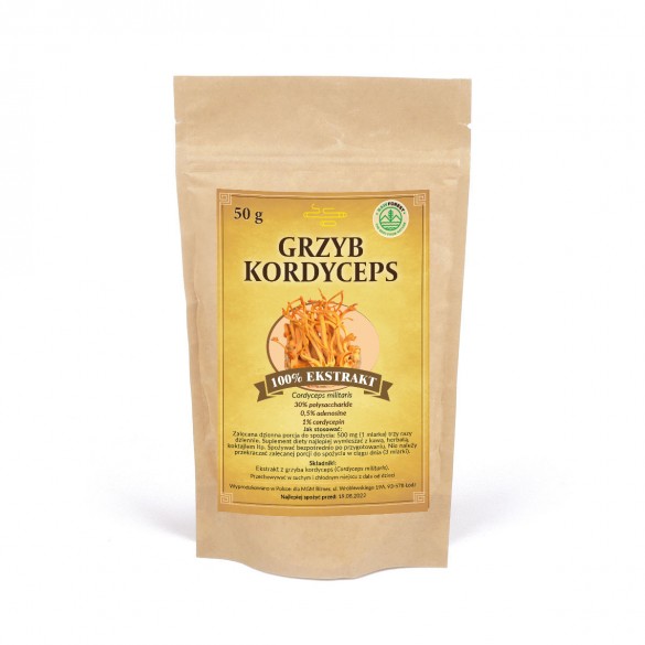 EKSTRAKT Z GRZYBA KORDYCEPS 50g 3 EKSTRAKT Z GRZYBA KORDYCEPS 50g 3
