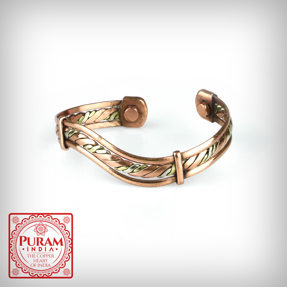 PURAM Miedziana bransoletka 63441A - 3897