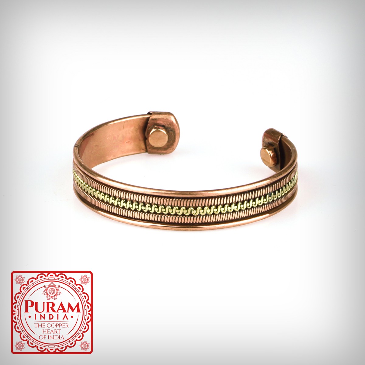 PURAM Miedziana bransoletka 63435D - 3907