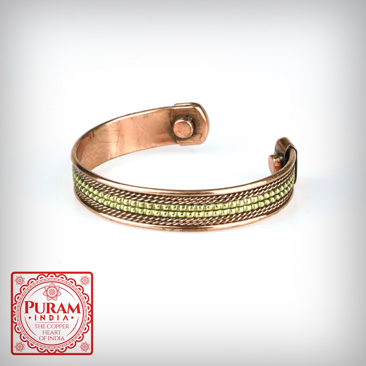PURAM Miedziana bransoletka 63435E - 3919