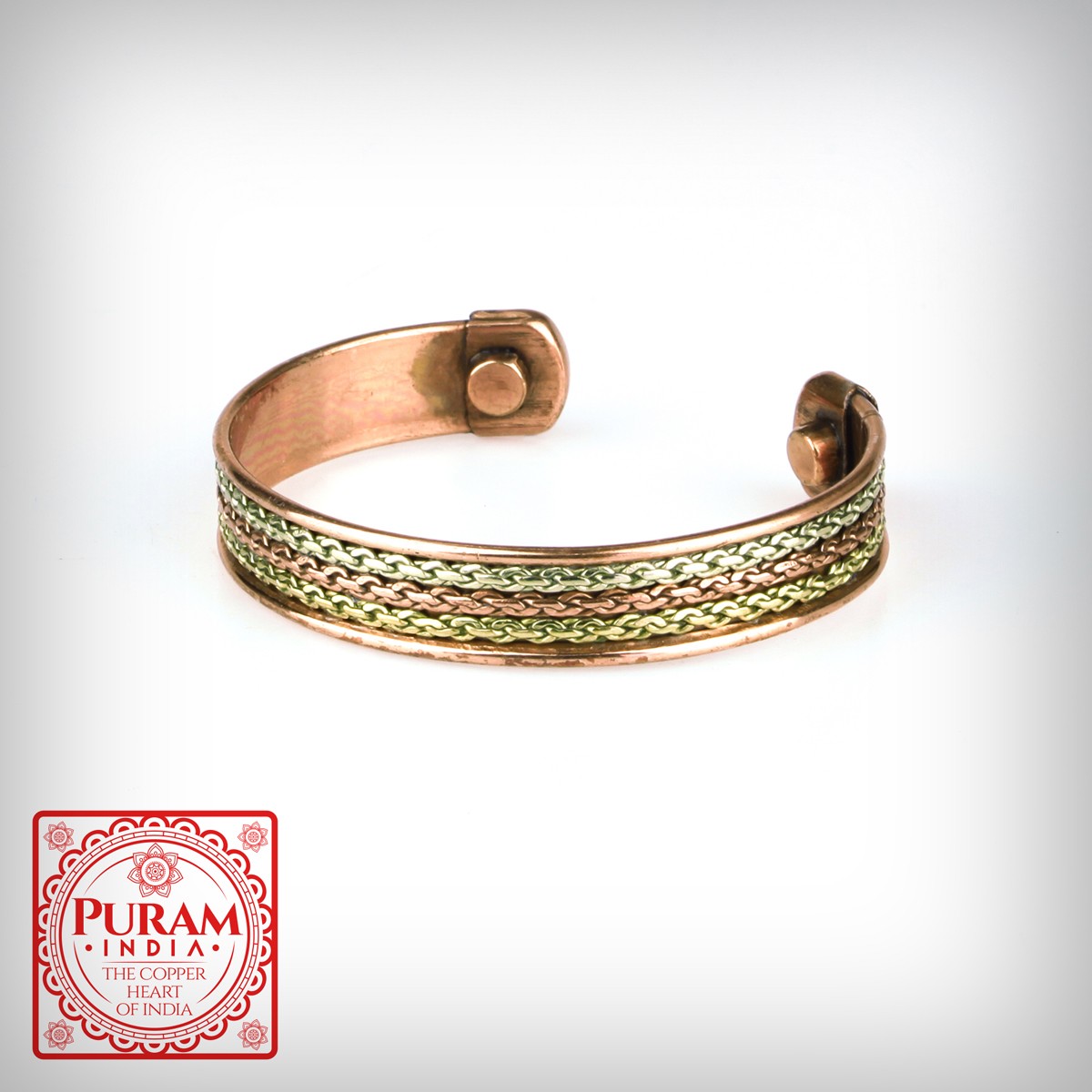 PURAM Miedziana bransoletka 63435C - 3924
