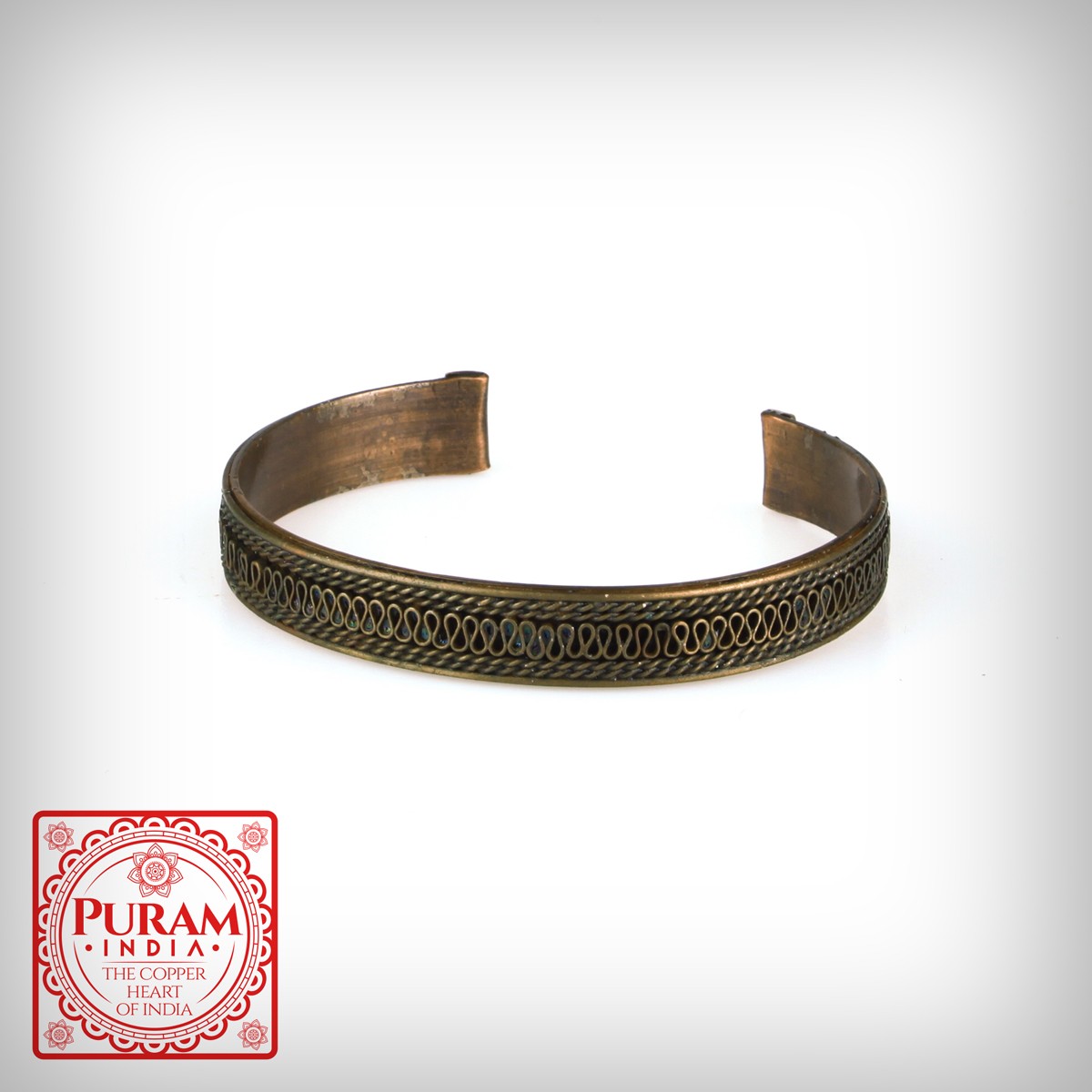 PURAM Miedziana bransoletka 63438A - 3937