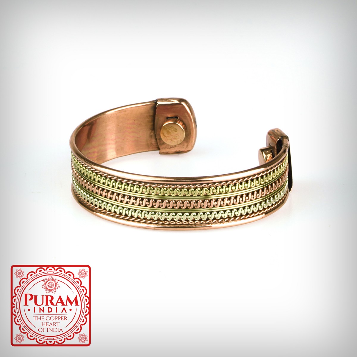 PURAM Miedziana bransoletka 63437A - 3939