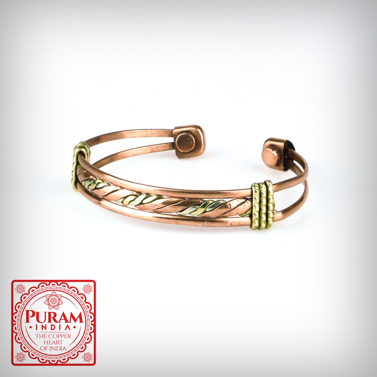 PURAM Miedziana bransoletka 63441B - 3941