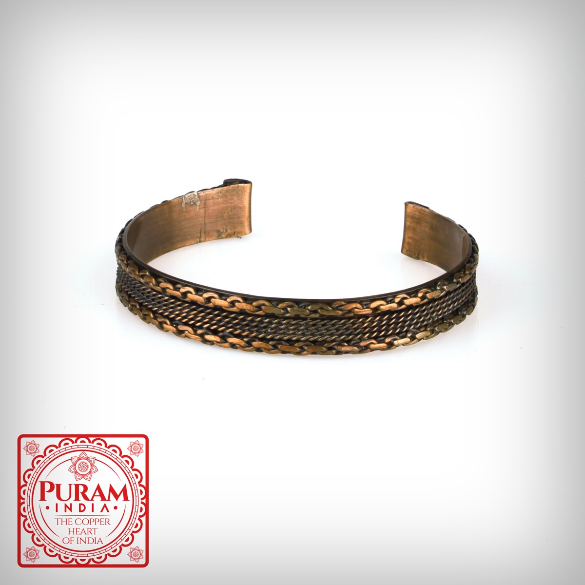 PURAM Miedziana bransoletka 63438C - 3945