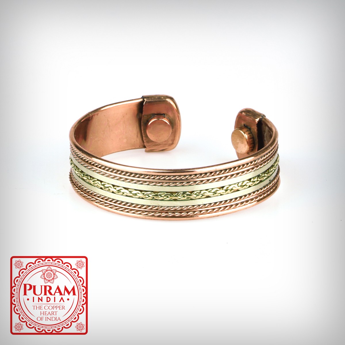 PURAM Miedziana bransoletka 63437G - 3947
