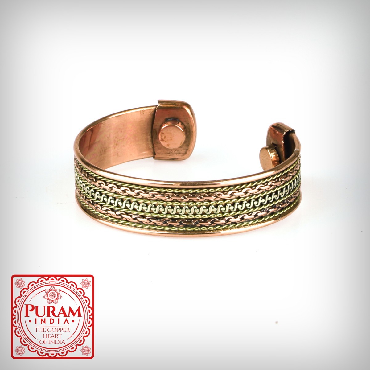 PURAM Miedziana bransoletka 63437B - 3949