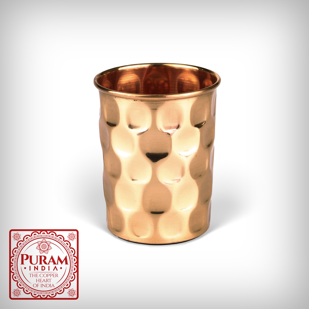 Miedziany kubek diament - PURAM - 300ml - 3971