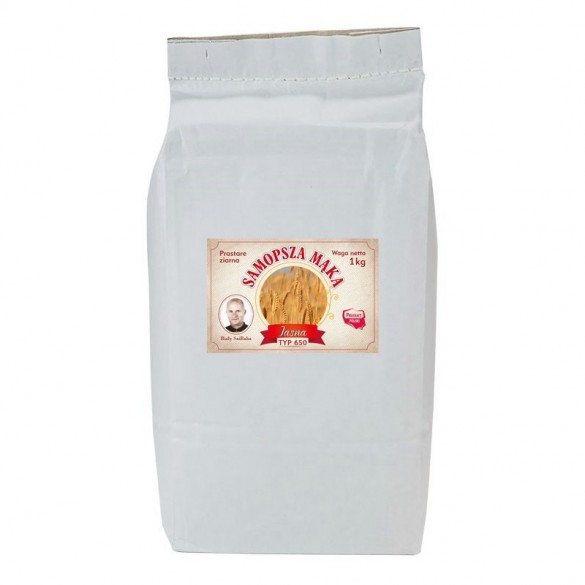 Mąka SAMOPSZA Jasna - Biały Saibaba 1 kg