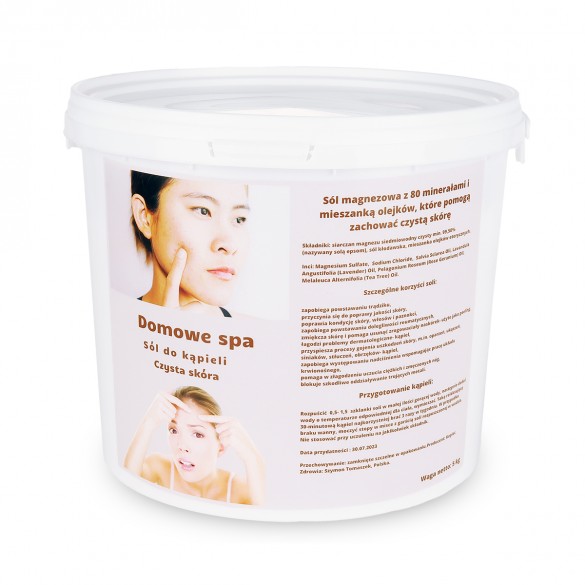 Sól do kąpieli Clean skin czysta skóra 5kg