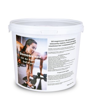 Sportowa sól do kąpieli End of pain- koniec z bólem 5kg - 3998