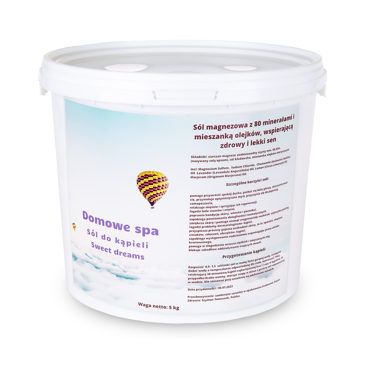 Sól do kąpieli sweet dreams- spokojny i zdrowy sen - 4003