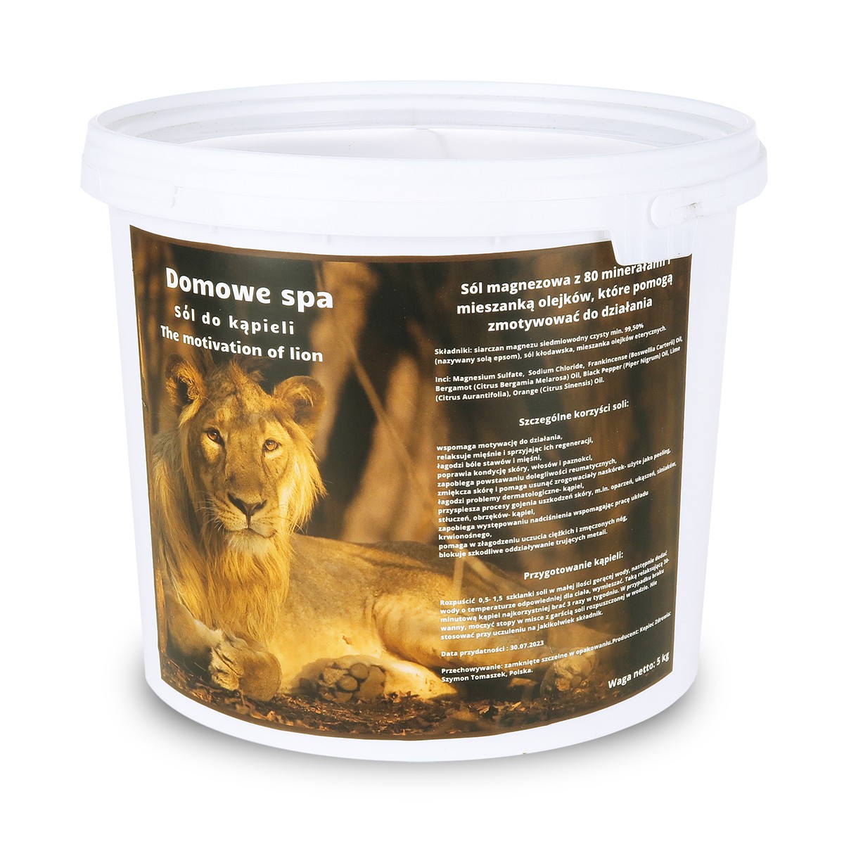 Sól do kąpieli The motivation of lion- Motywacja lwa 5kg - 4005
