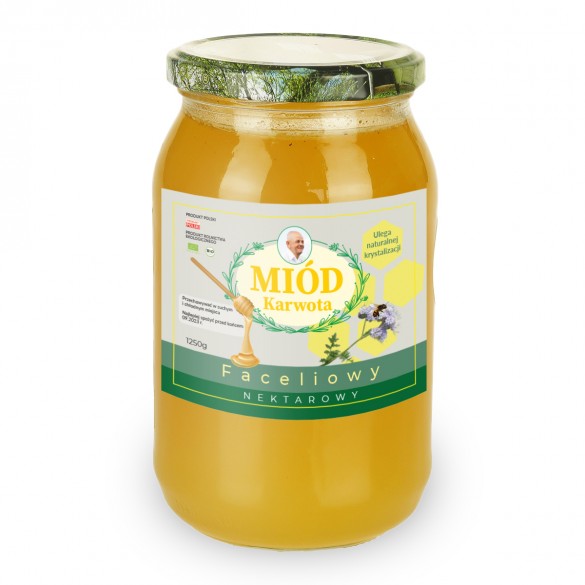 Miód faceliowy 1250g KK Miód faceliowy 1250g KK