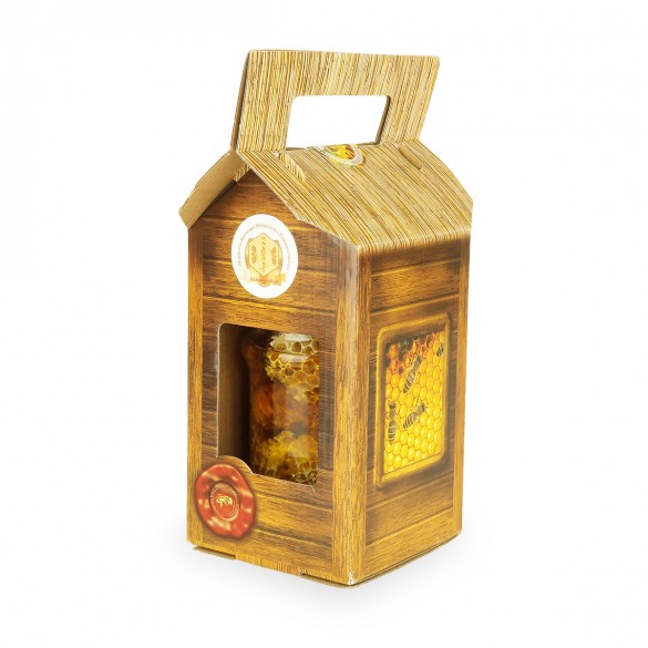 Domek Miód z plastrem 0,5L Domek Miód z plastrem 0,5L