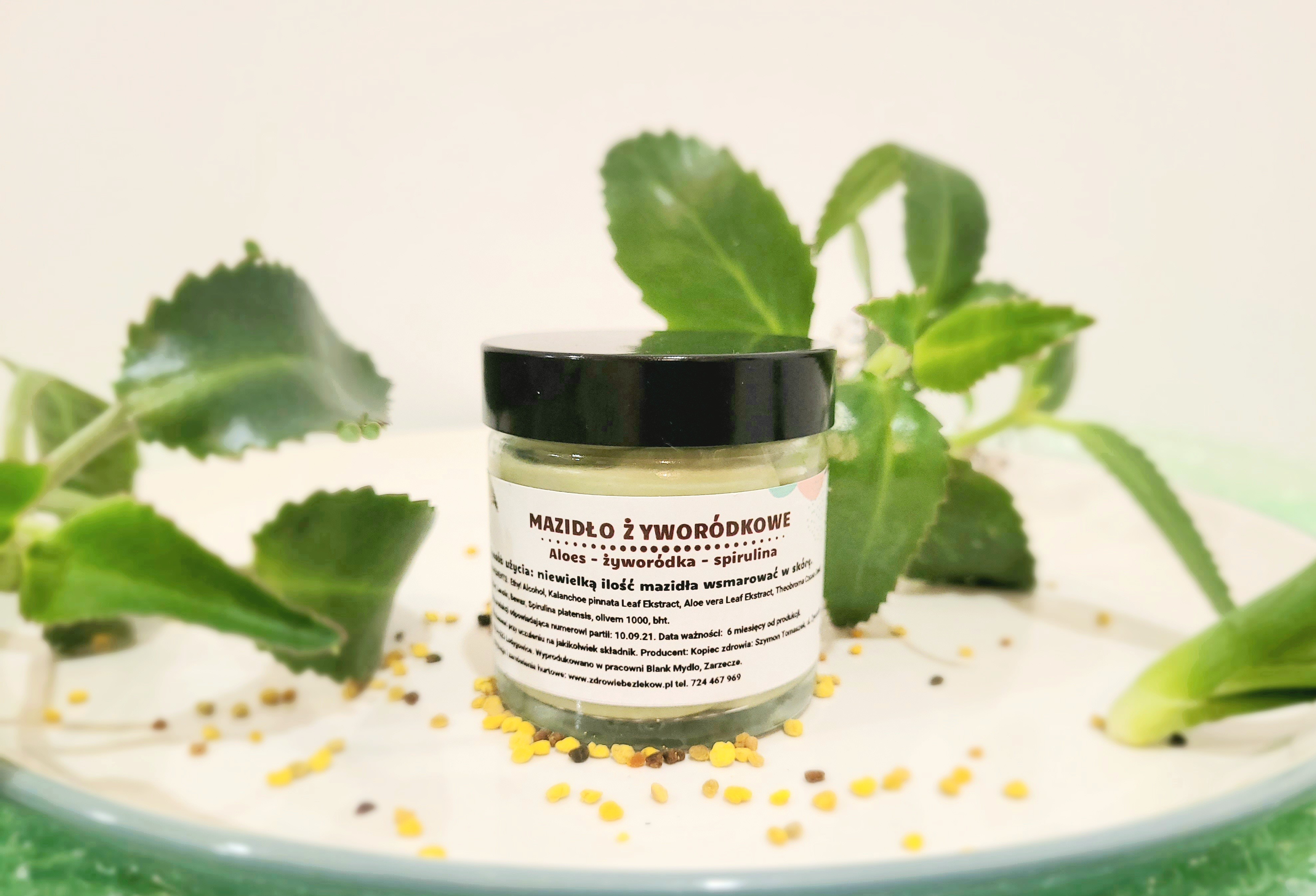 Mazidło żyworódkowe - aloes - żyworódka - spirulina - 4174