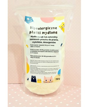 Hipoalergiczne płatki mydlane - naturalny zamiennik proszku do prania, czyścików, detergentów - 4179