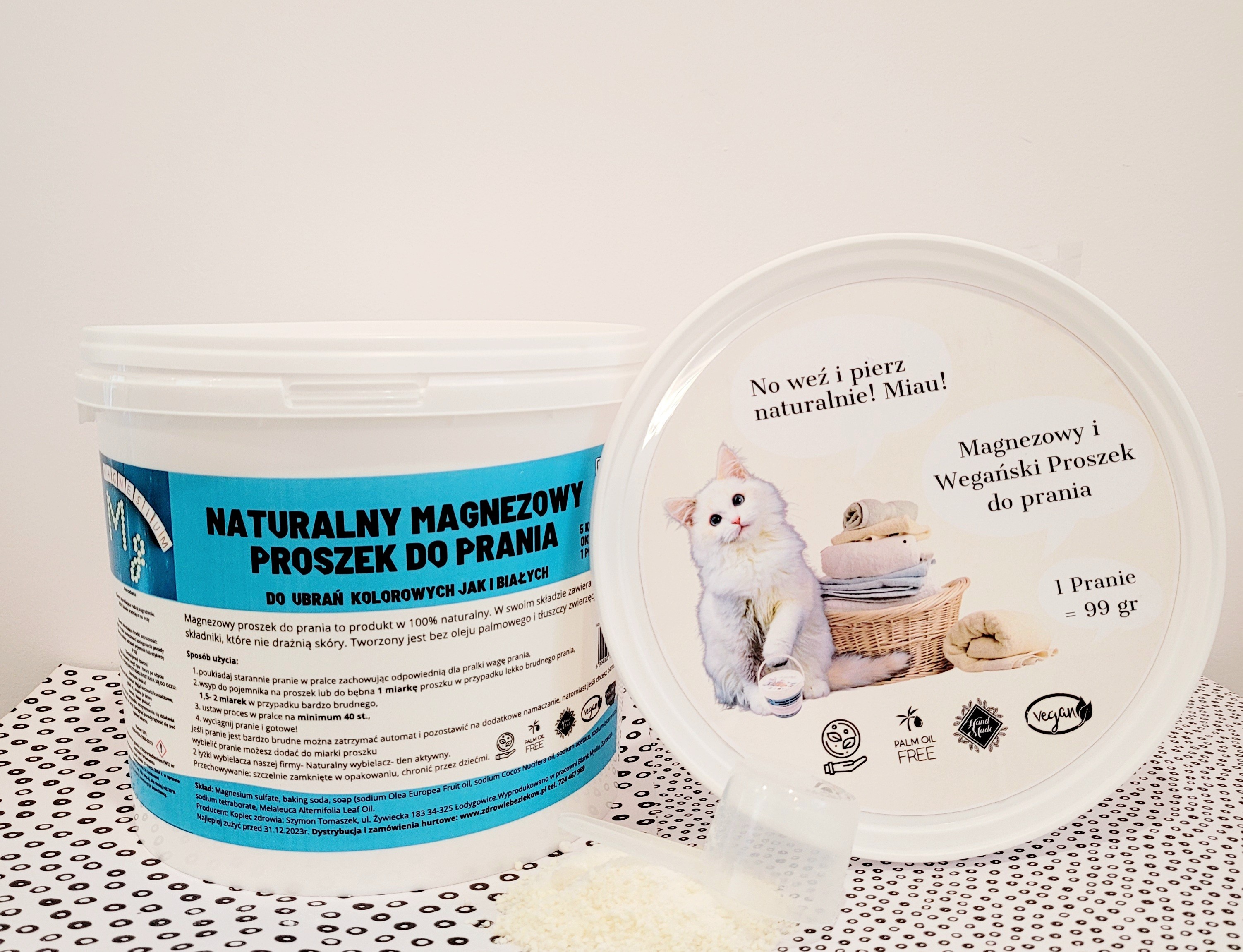 Magnezowy Proszek Ulepszona Granulacja! 100 prań 5 kg - 4182