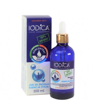 Naturalny koncentrat jodu 100ml Iodica - szkło - 4248