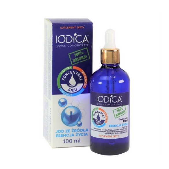 Naturalny Koncentrat Jodu 100 ml Iodica