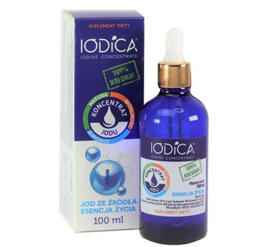 Naturalny koncentrat jodu 100ml Iodica - szkło - 4248